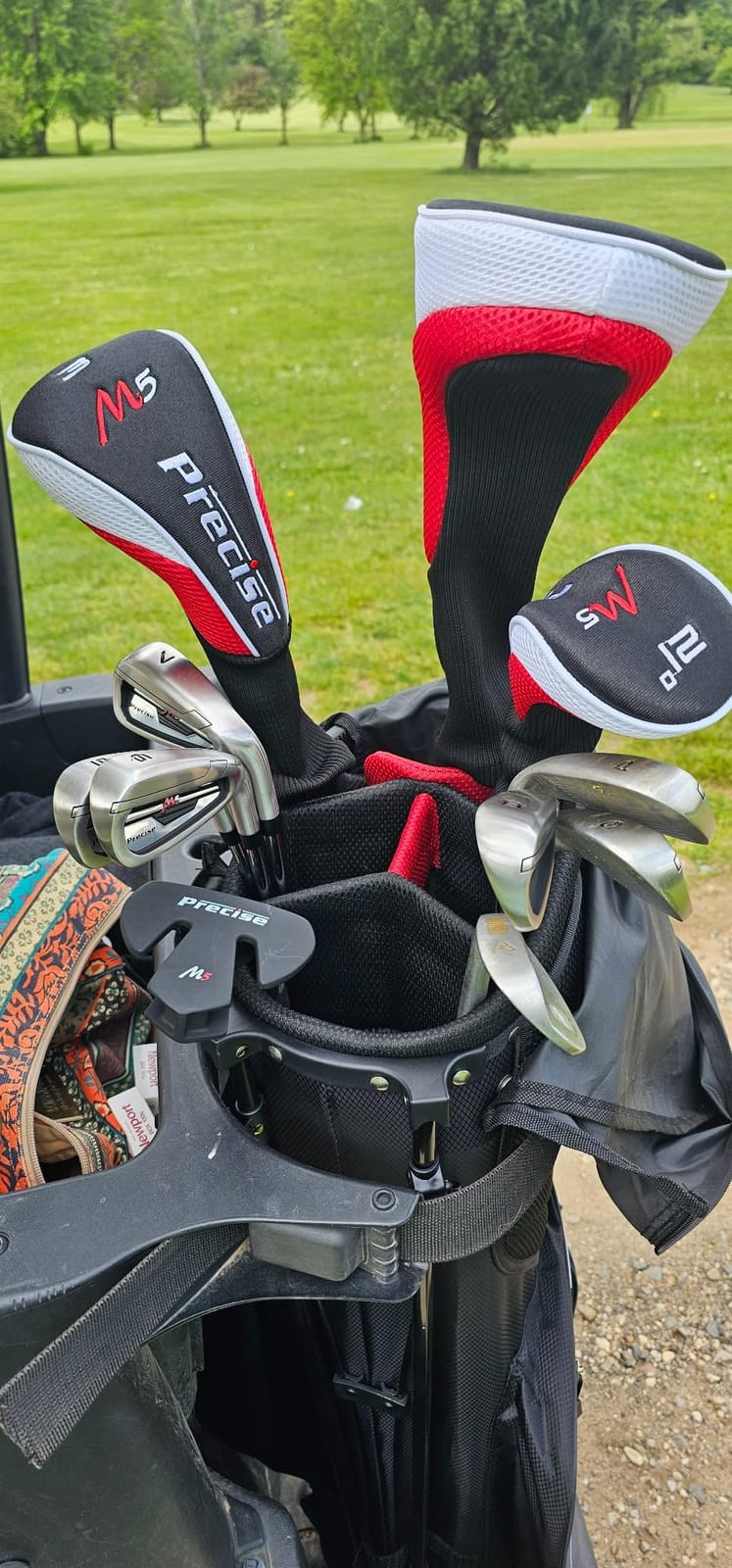 Precise M5 - Men's Complete Golf Club Set | 14-Piece, 460cc Titanium Driver, Fairway Wood & Hybrid, Irons Through Wedge, Putter, Stand Bag, Left/Right customer photo 1