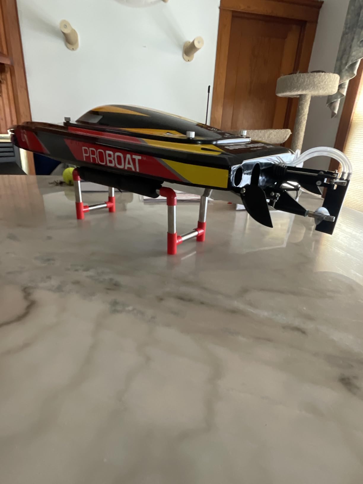 315×125×140mm Stainless Steel Boat Scaffold Stand for RC Boat RC#487 customer photo 1