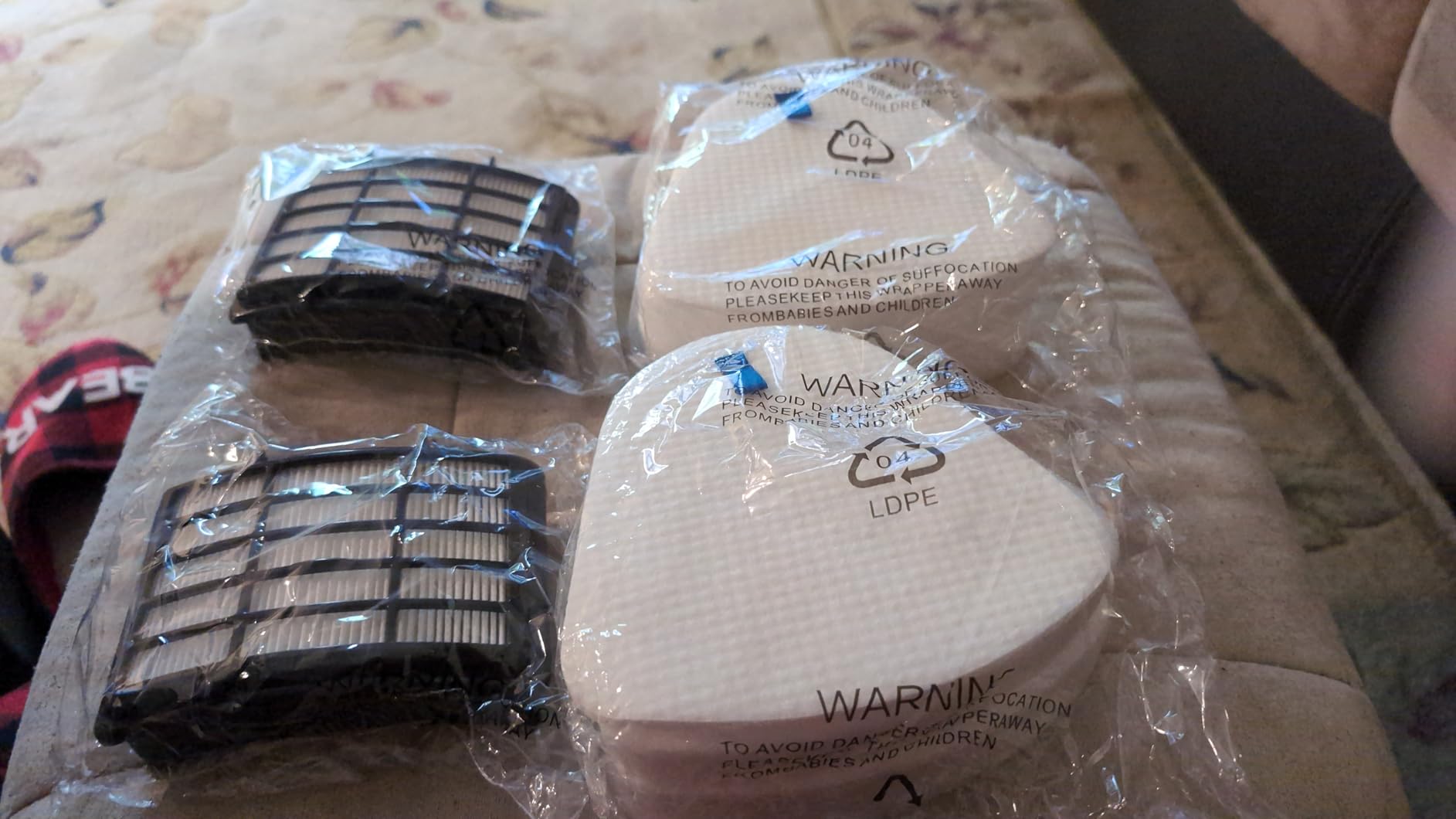 Vacuum Filter Replacement for Shark Navigator Lift Away NV350 NV352 NV360 | Also for Shark Upright Vacuum Cleaner Models NV351 NV355 NV356E NV357 NV370 UV440 UV540 CU500, Parts XFF350 XHF350, 4 + 2 Kit customer photo 2