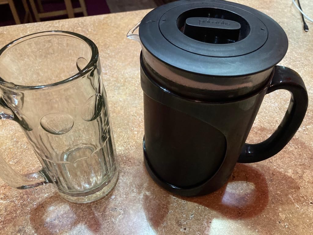 Primula Burke Deluxe Cold Brew Iced Coffee Maker, Comfort Grip Handle, Durable Glass Carafe, Removable Mesh Filter, Perfect 6 Cup Size, Dishwasher Safe, 1.6 qt, Black customer photo 1