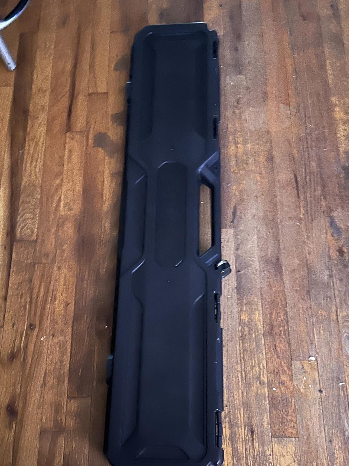 Flambeau Outdoors Express Gun Case 46in, Single Scoped Rifle, Foam, Black | Hard 46in case for one scoped rifle or shotgun. Heavy-duty polymer, convoluted foam bedding, 4 snap-tight lock hasps customer photo 2