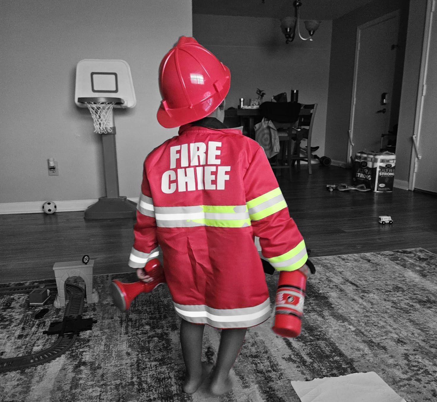 Melissa & Doug Fire Chief Role Play Costume Dress-Up Set customer photo 1