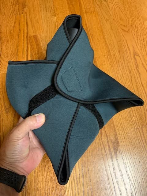 3mm Protective Neoprene Equipment Lens Wrap, Scratch & Dust proof DSLR Wrap, Compatible with Canon, Nikon, Pentax, Sony, Panasonic, & Fujifilm Cameras (15 inch x 15 inch, Gray) customer photo 1