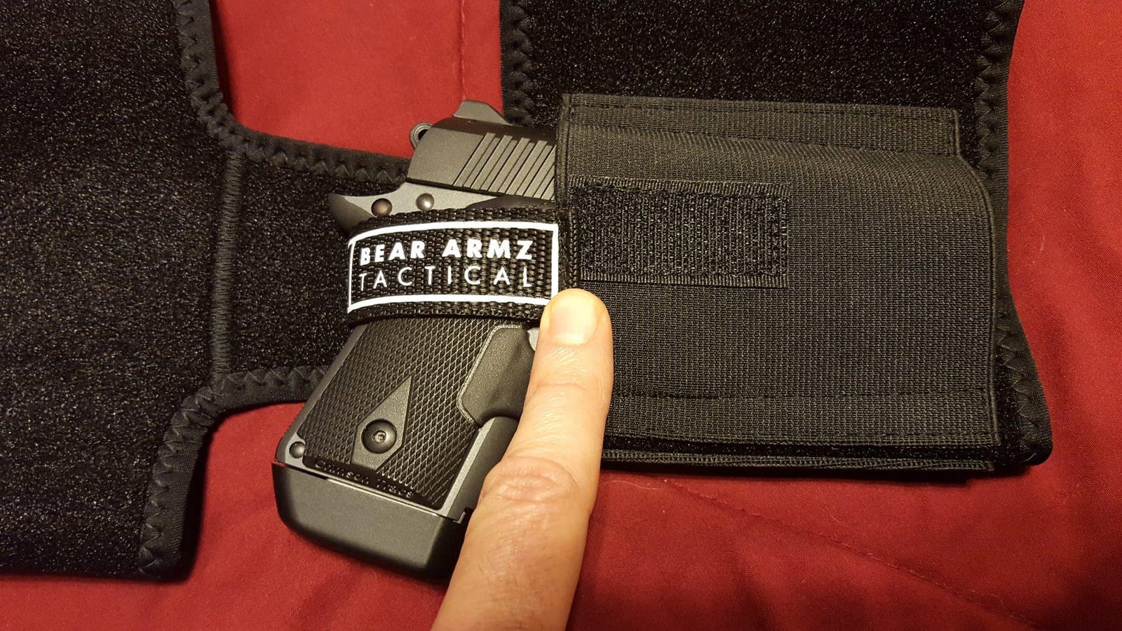 Ankle Holster for Concealed Carry | American Company | Comfortable & Secure | Compatible with Glock 43, 42, 30, 27, 26 S&W M&P Shield 9mm, Bodyguard .380, Ruger LCP, LC9, Sig Sauer P365 P238, Kimber customer photo 2