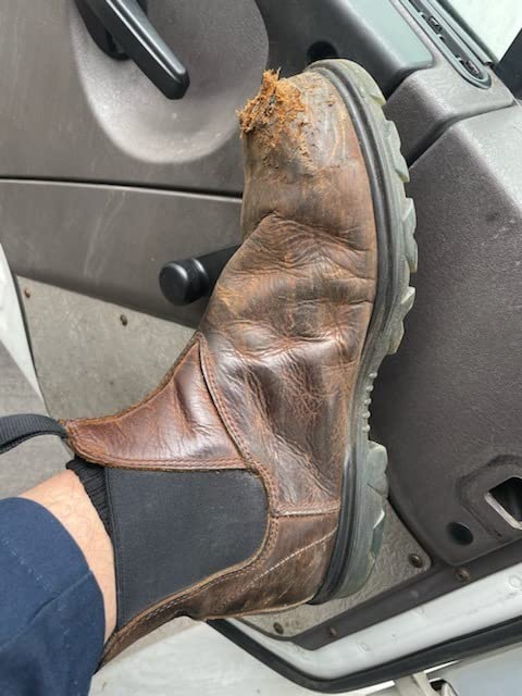 Wolverine Men's I-90 Waterproof CarbonMAX Toe Romeo Slip-On Boot customer photo 2