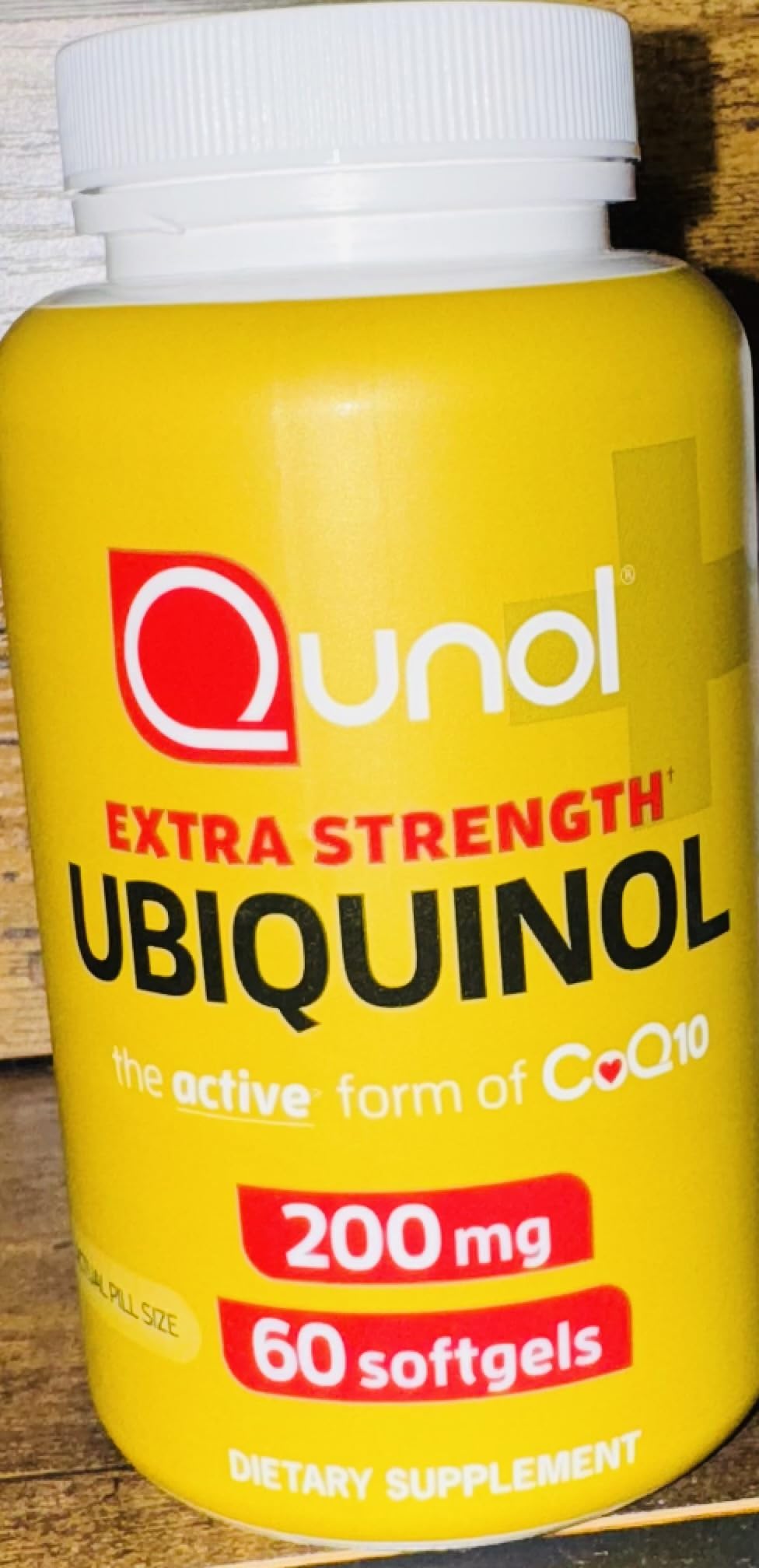 Qunol Ubiquinol 200mg, Extra Strength, Powerful Antioxidant, 60 Softgels | #1 Cardiologist Recommended Supplement for Heart Health, Coenzyme Q10 Supplement to support Vascular Health & Cellular Energy customer photo 1