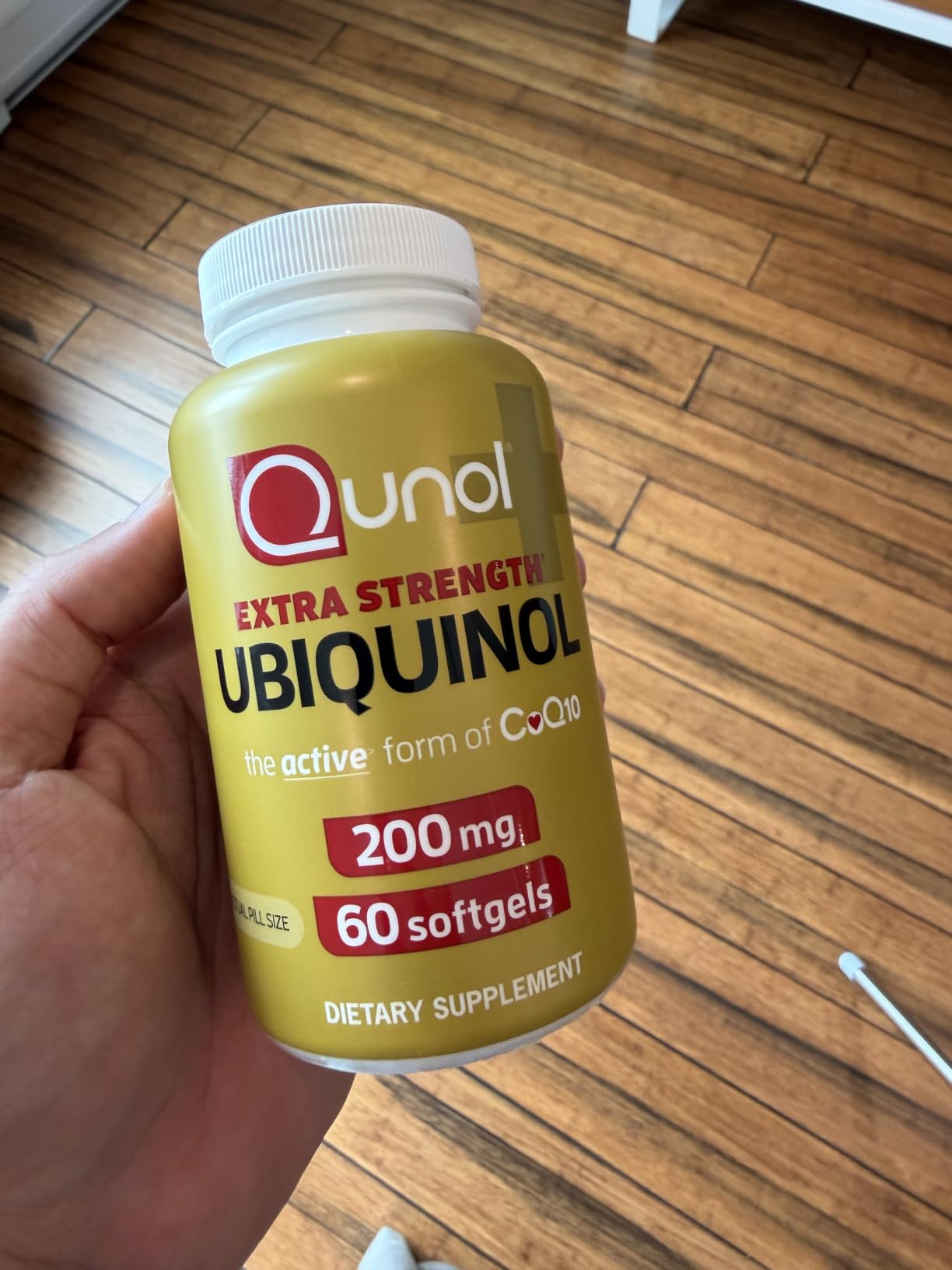 Qunol Ubiquinol 200mg, Extra Strength, Powerful Antioxidant, 60 Softgels | #1 Cardiologist Recommended Supplement for Heart Health, Coenzyme Q10 Supplement to support Vascular Health & Cellular Energy customer photo 2
