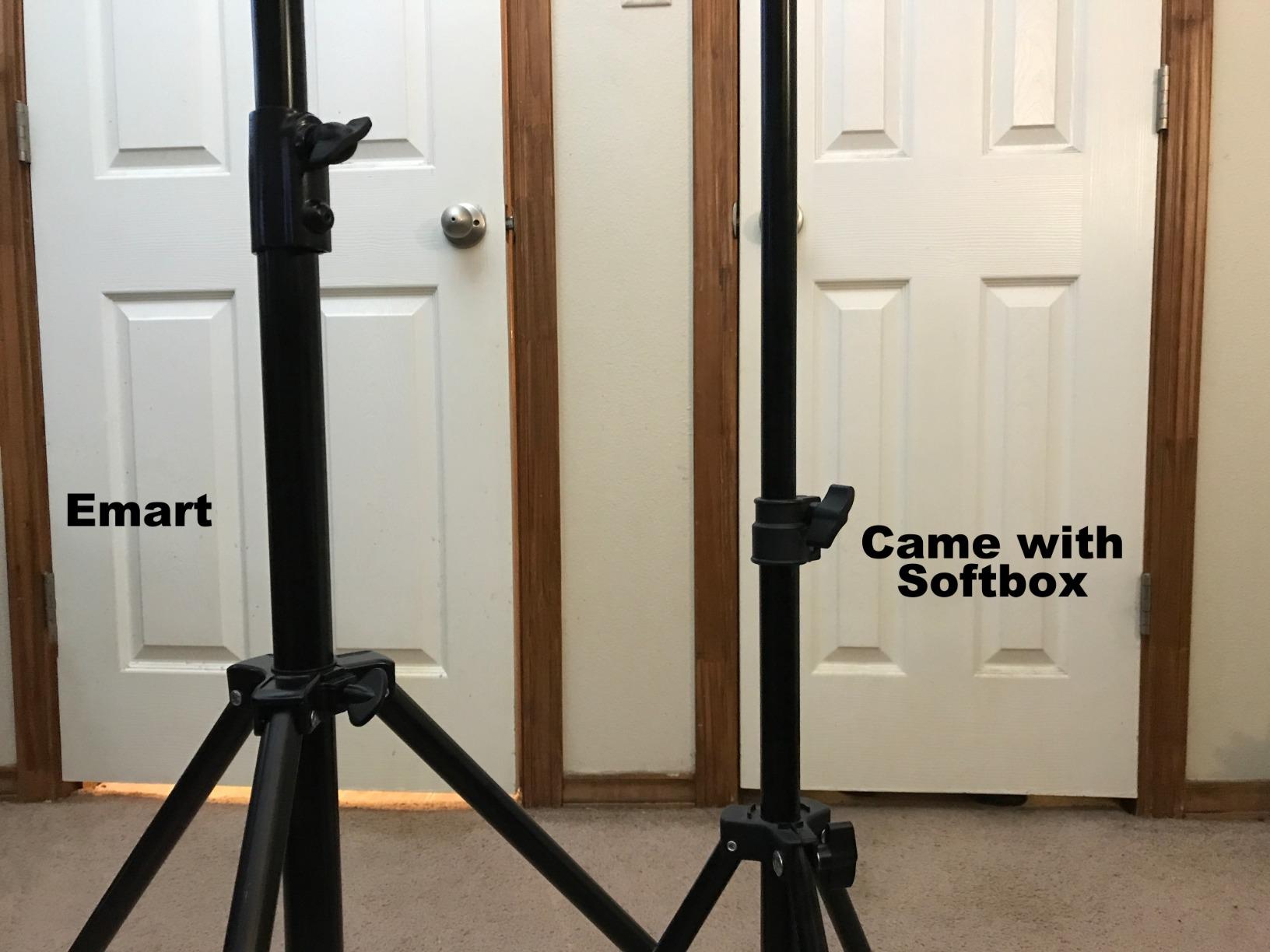 EMART 8.5ft Heavy Duty Light Stand with Spring Cushioned for Photography | Aluminum Alloy Construction Photo Video Studio Tripod with Carrying Bag for Lighting, Parabolic Softbox, Flash-2Pack customer photo 2