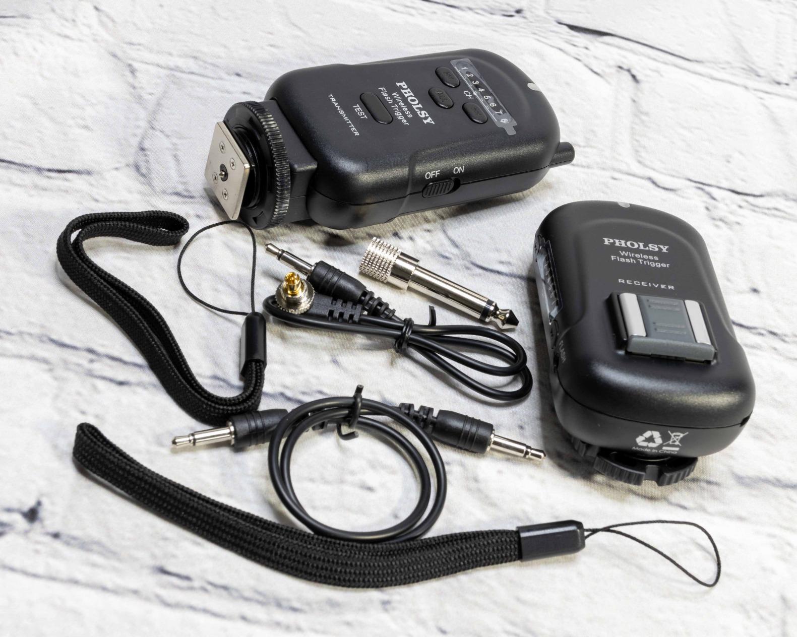 PHOLSY Wireless Flash Trigger Kit Remote Speedlite Trigger, Compatible with Canon Nikon Panasonic Olympus Fujifilm Pentax Samsung Sony Cameras and Flash customer photo 1