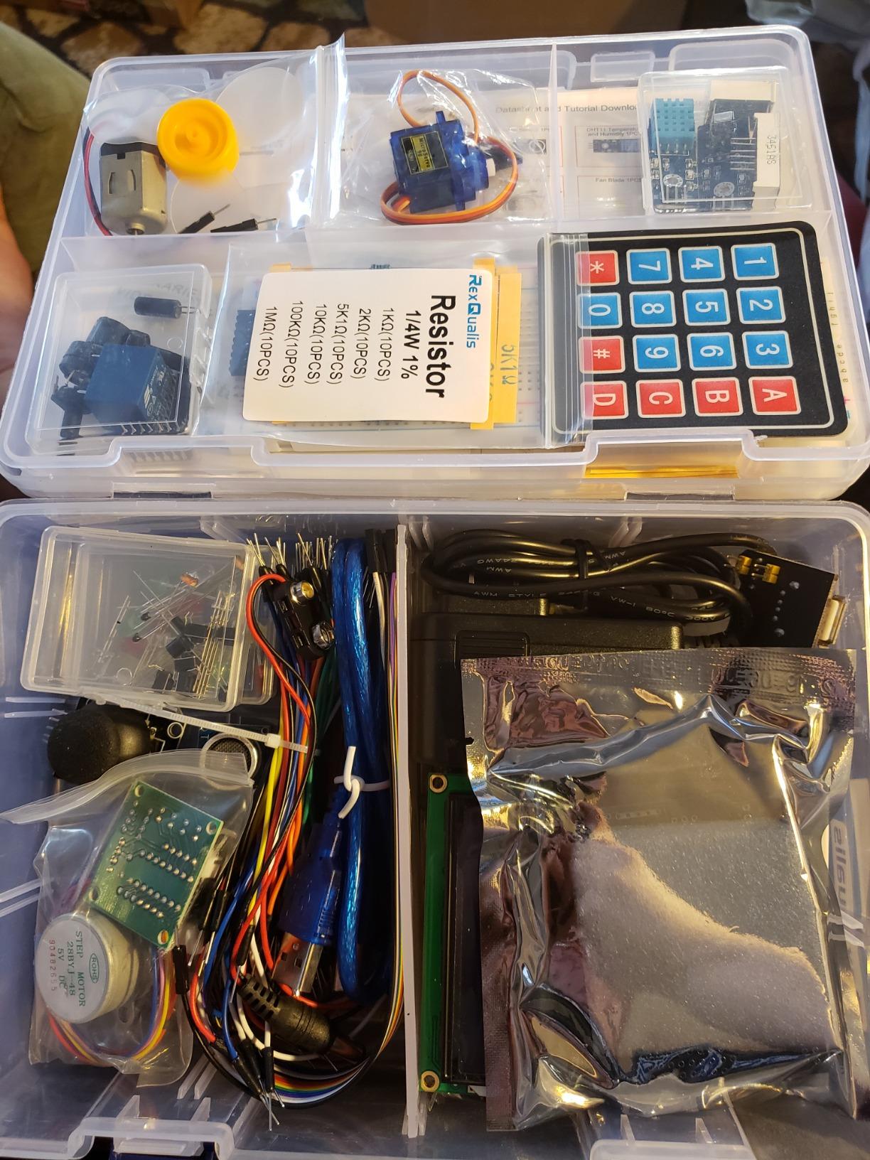 Super Starter Kit Based on Arduino UNO R3 with Tutorial and Controller Board Compatible with Arduino IDE customer photo 1