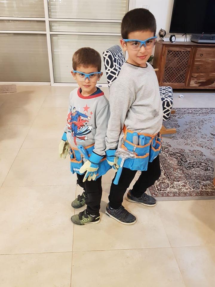 Hi-Spec Kids Tool Set with Tool Belt for Real Child-Sized STEM DIY, Blue customer photo 2