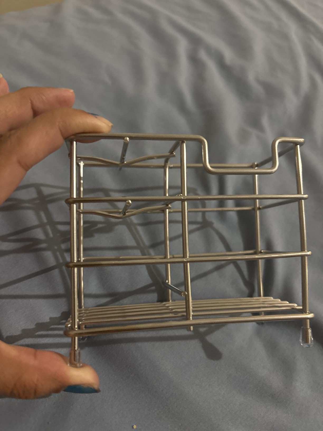 HBlife Toothbrush Holders for Bathroom, 5 Slots Silver Stainless Steel Bathroom Accessories Organizer customer photo 2