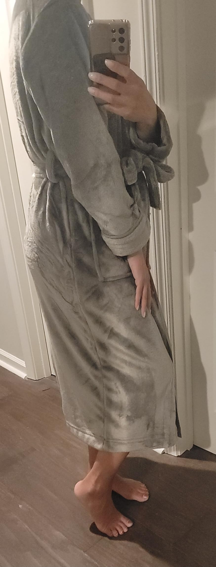 NY Threads Premium Plush Fleece Robes for Women Fluffy Soft Long Bathrobe customer photo 2