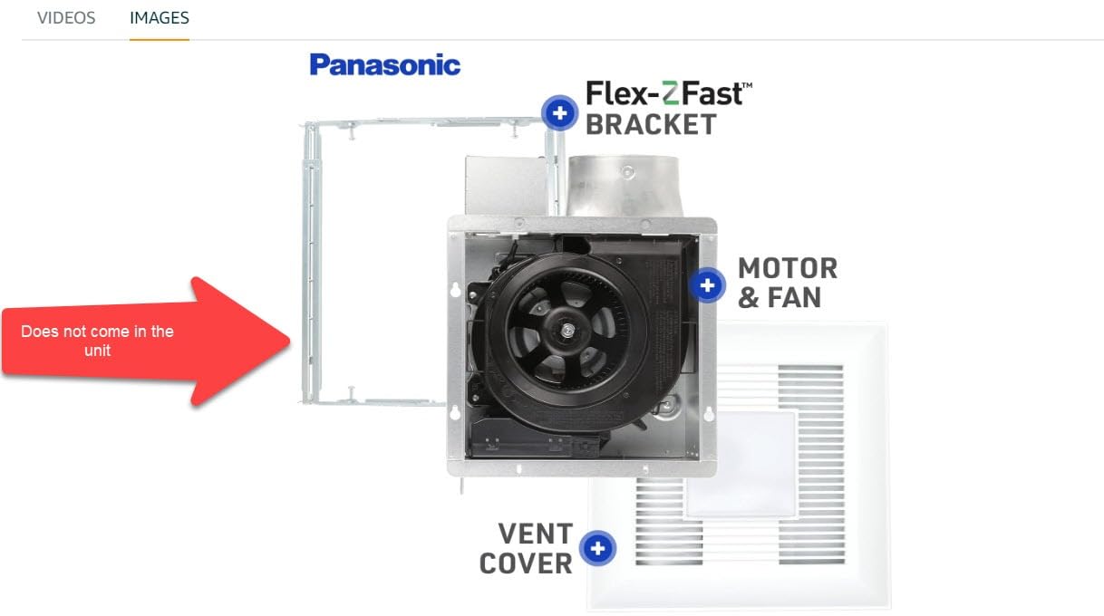 FV-0510VSL1 WhisperValue DC Fan with LED Light, Pick-A-Flow Bathroom Exhaust Fan customer photo 1