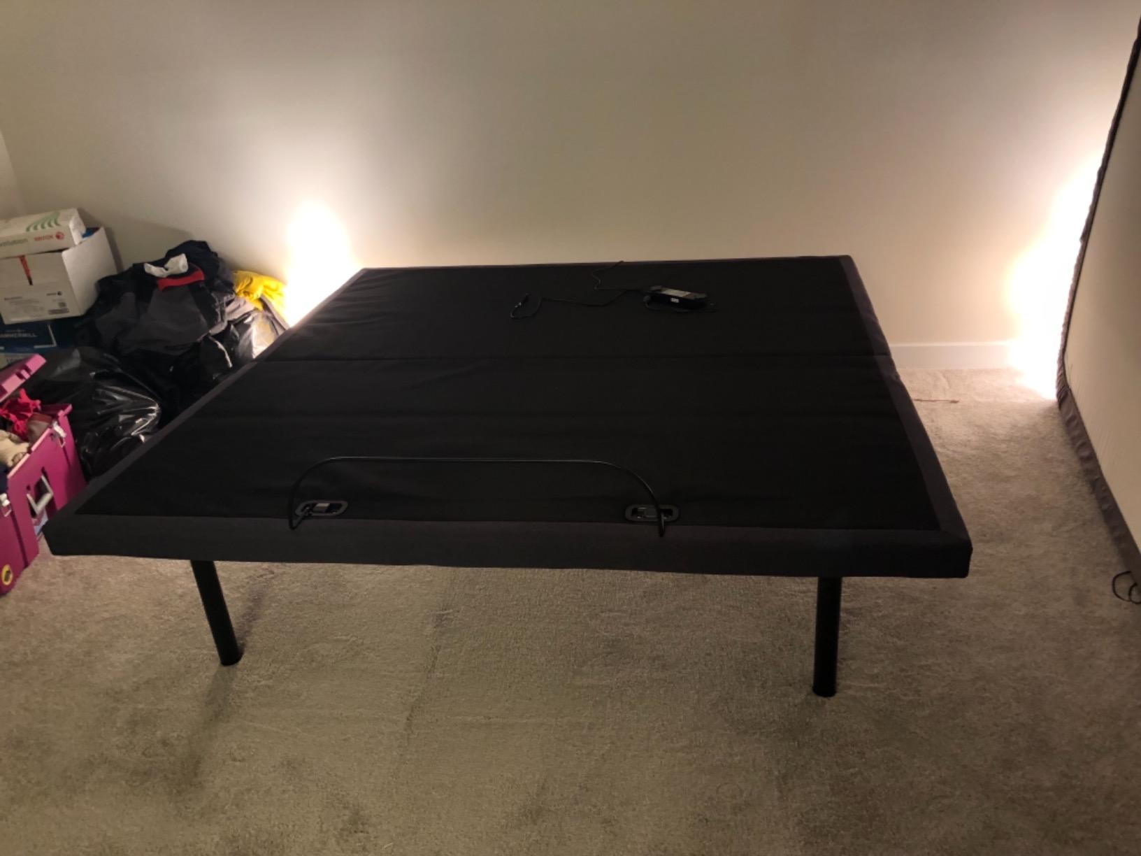 Reverie 4i Custom Adjustable Bed Base - Wireless, Massage, Dual USB Charge, Nightlight, Zero-Gravity, Anti-Snore, Memory Pre-Sets - Queen customer photo 1