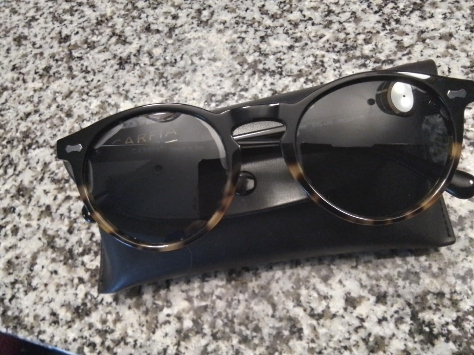 CARFIA Retro Polarized Sunglasses for Men UV400 Protection CA5288 customer photo 2