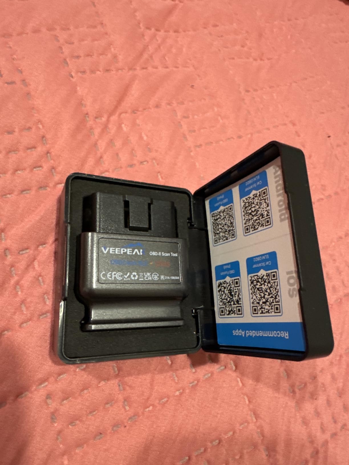 OBDCheck BLE+ Bluetooth OBD II Scanner for iOS & Android, Car Check Engine Code Reader Wireless OBD Diagnostic Scan Tool customer photo 1