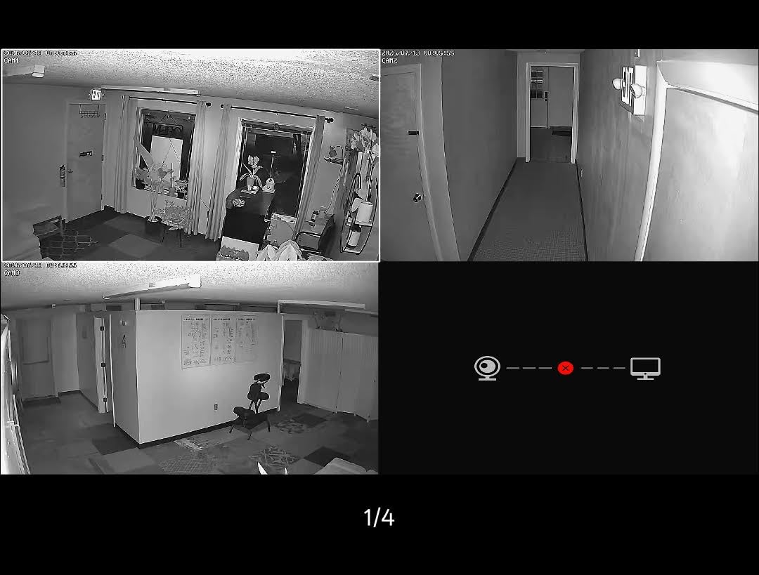 [100ft] Hiseeu Wireless WiFi Security Camera System, Wired Plug-in Powered, Expandable 16CH 4K NVR, 4Pcs 3MP Night Vision Cameras Home Surveillance Outdoor, Motion Detection, 1TB HDD, One-Way Audio customer photo 2