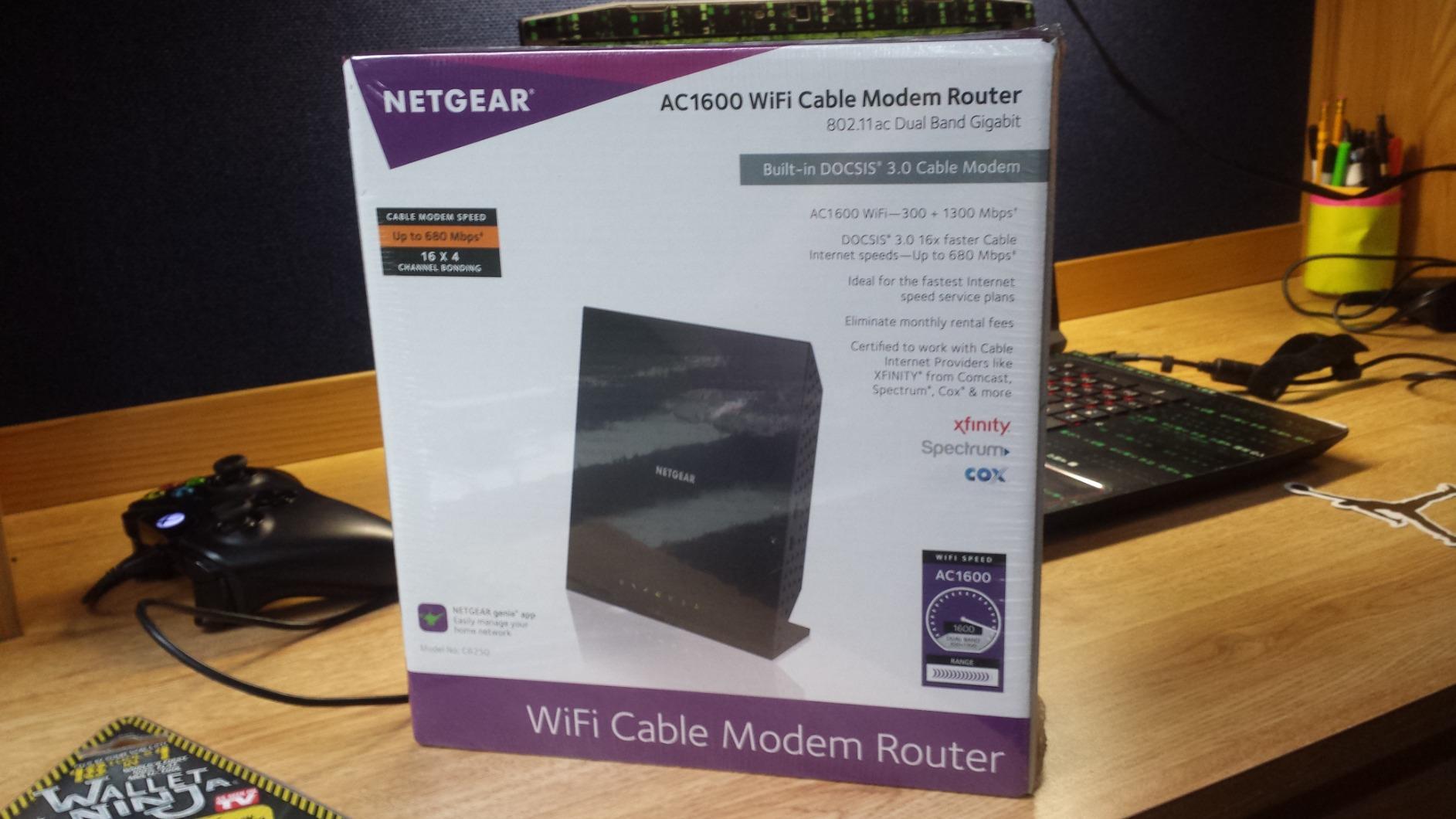 NETGEAR Cable Modem Wi-Fi Router Combo C6250 - Compatible with All Cable Providers Including Xfinity by Comcast, Spectrum, Cox | for Cable Plans Up to 300 Mbps | AC1600 Wi-Fi Speed | DOCSIS 3.0 customer photo 1