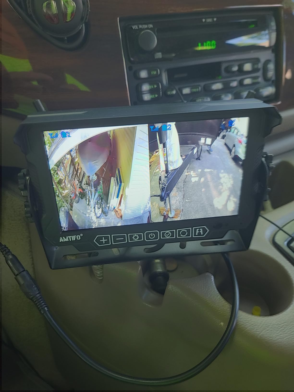 HD 1080P RV Backup Camera Wireless - Easy Install for Furrion Pre-Wired RVs | 7'' Large DVR Screen See Behind While Driving & Backing up, Touch Key Easy to Use, 150° Field Of View No delay for RV Trailer customer photo 2