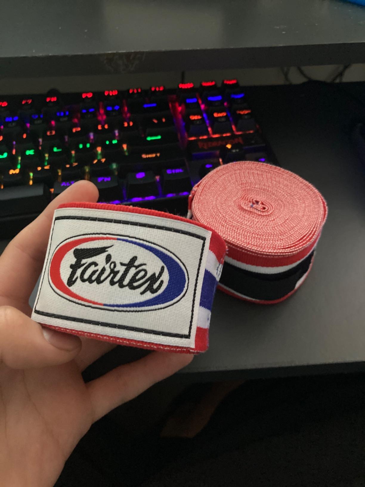Fairtex HW2 Elastic Cotton Handwraps, 120' and 180