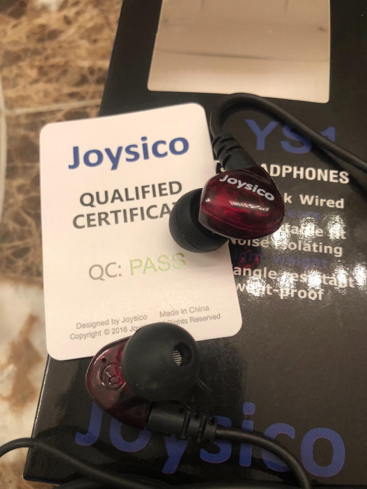 Joysico Wired Over Ear Earbuds Headphones for Kids Women Small Ears Blue | Microphone, Control, Ear Buds Case, Earhook in-Ear Earphones for Sport Running Exercise Jogging, For Cell Phone Laptop Tablet customer photo 2