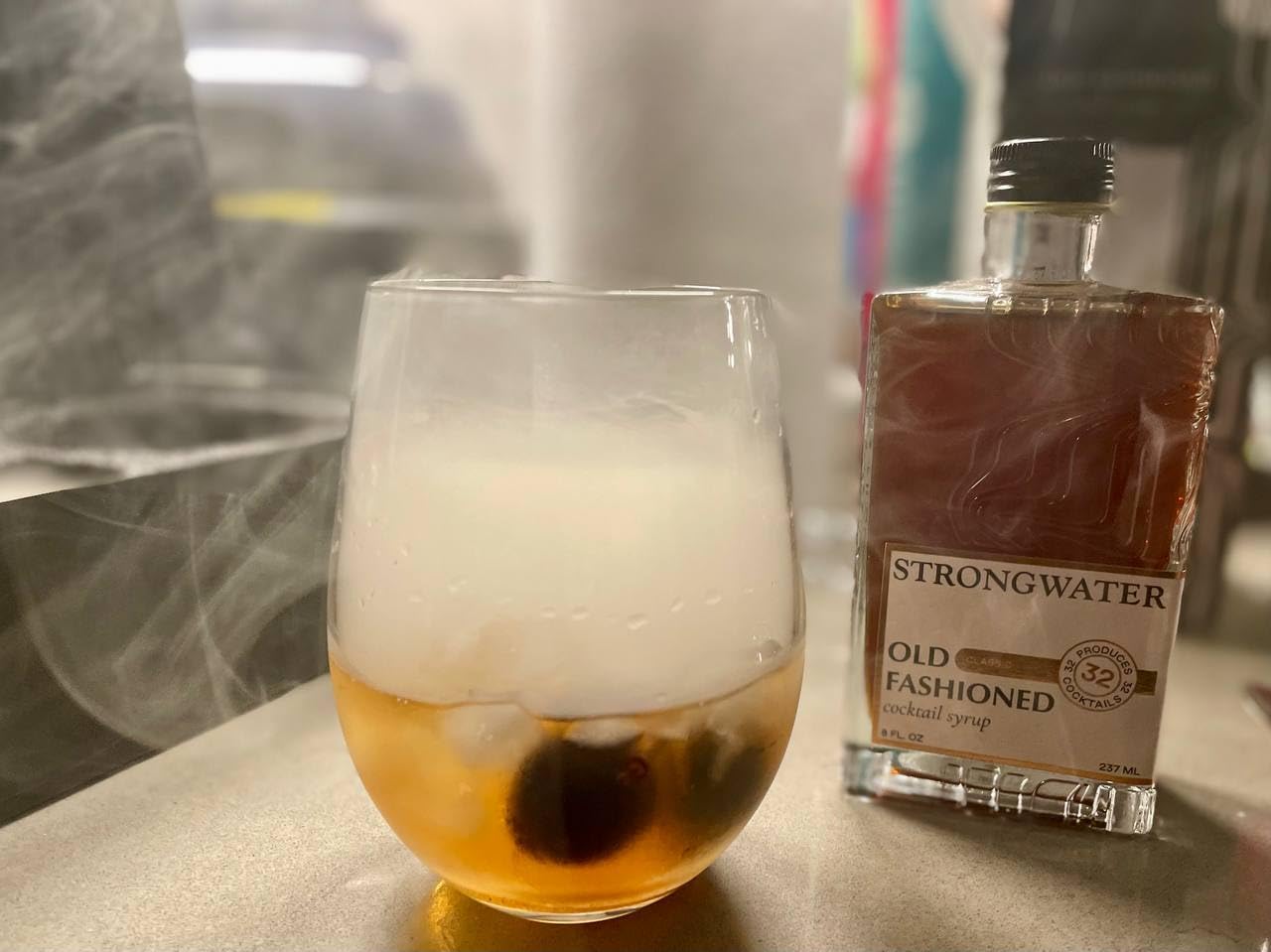 Strongwater Old Fashioned Mix - 1pk, 32 Cocktails - Just Add Bourbon | Award-winning, Handcrafted Old Fashioned Syrup Cocktail Mix Made with Bitters, Orange, Cherry, Organic Demerara Sugar customer photo 2
