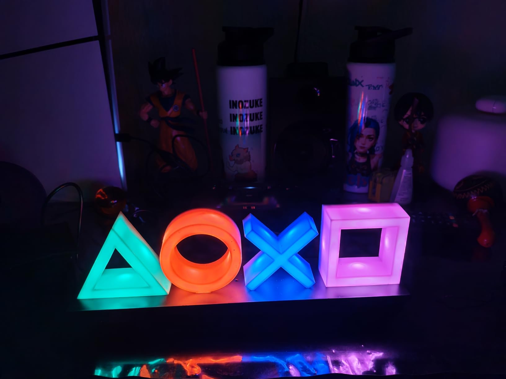 Paladone Playstation Controller Icons Light with 3 Light Modes - Sound Reactive, Dynamic Phasing, and Standard Mode - Gaming Desk Accessories and Game Room Decor customer photo 1