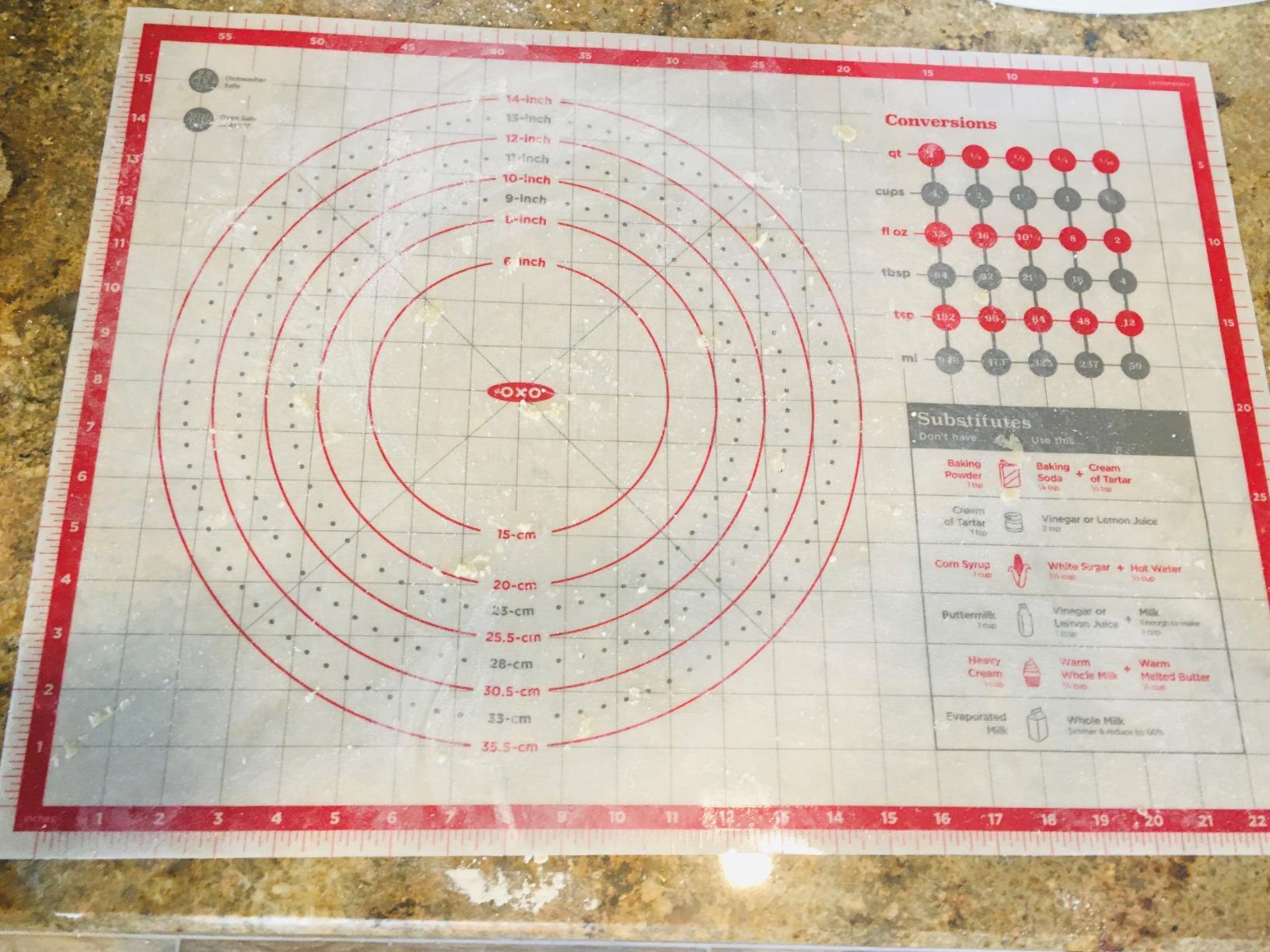 OXO Good Grips Non-Slip Silicone Pastry Mat with Built-In Measurements customer photo 2