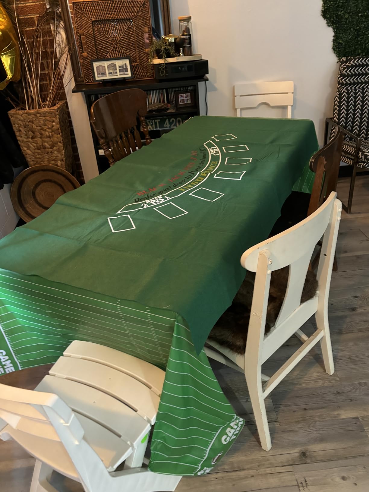 Poker Table Game Mat Layout - 36