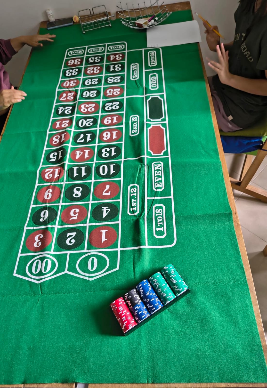 Poker Table Game Mat Layout - 36