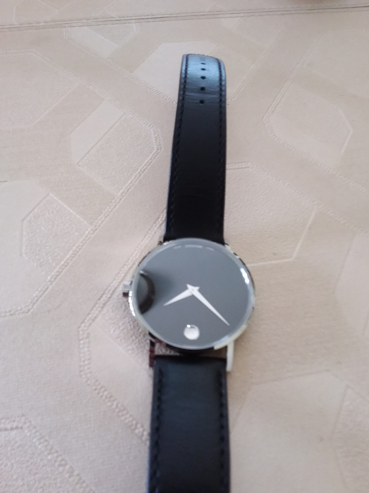 Movado Museum Classic Men's Watch - Swiss Quartz Movement, Calfskin Strap - 3 ATM Water Resistance - Classic, Luxury Fashion Timepiece for Him - 40mm customer photo 1