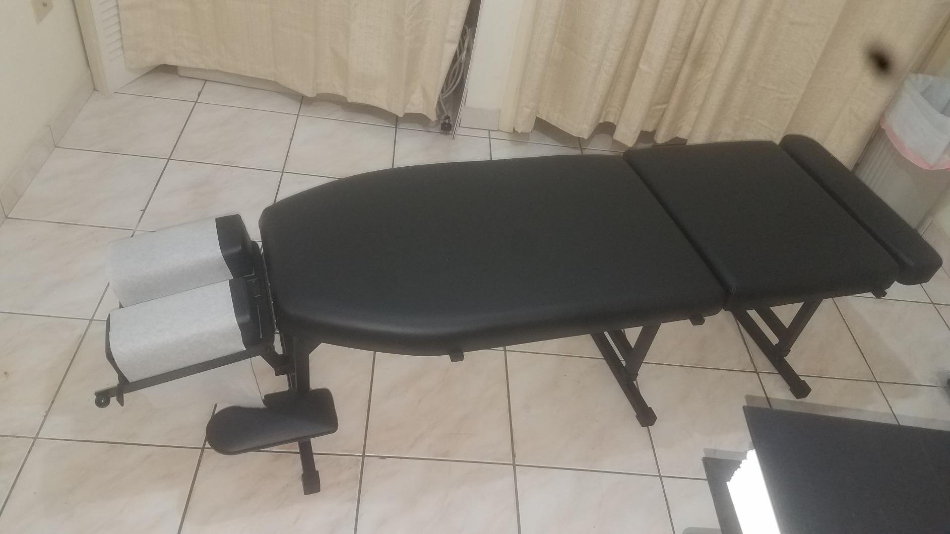 Sheffield 160 Elite Professional Portable Chiropractic Table - Lightweight Adjustable Folding Design (Charcoal) customer photo 1