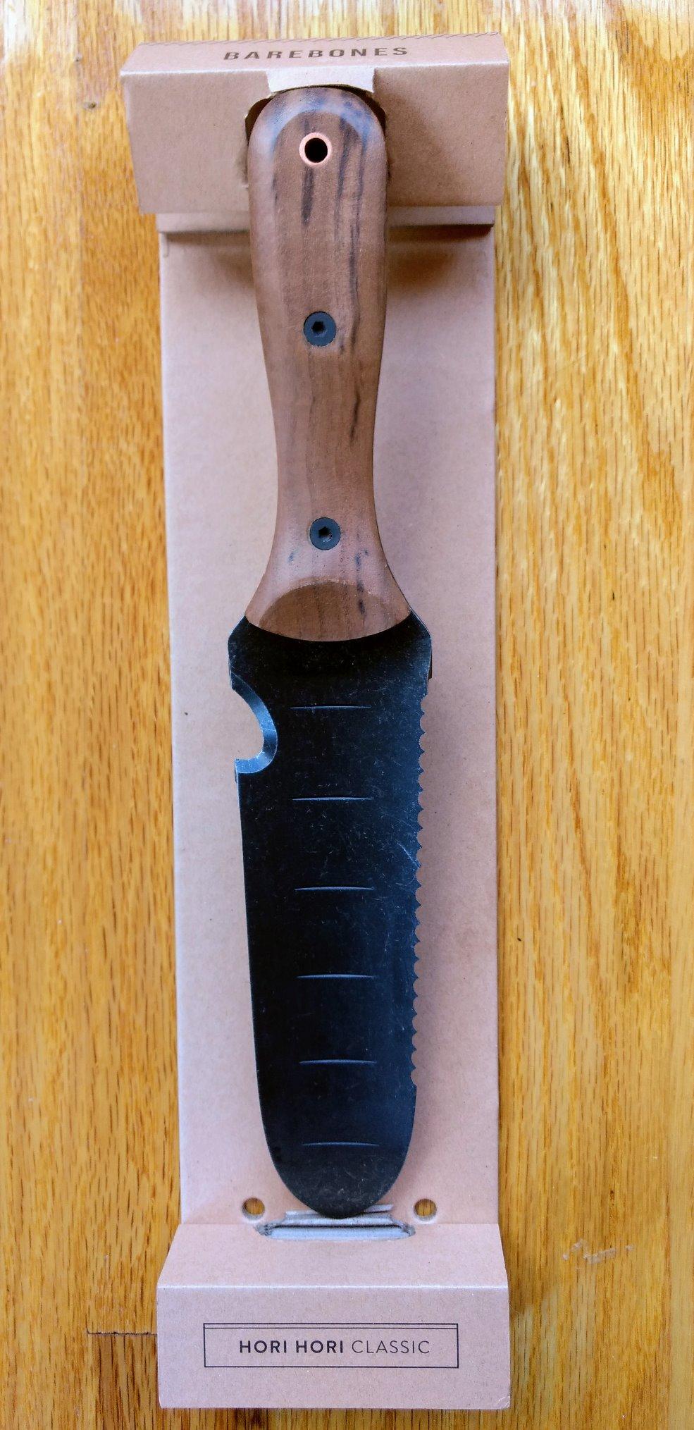 Barebones Hori Hori Classic - Garden Knife - Heat-Tempered Stainless Steel Blade and Walnut Handle customer photo 2