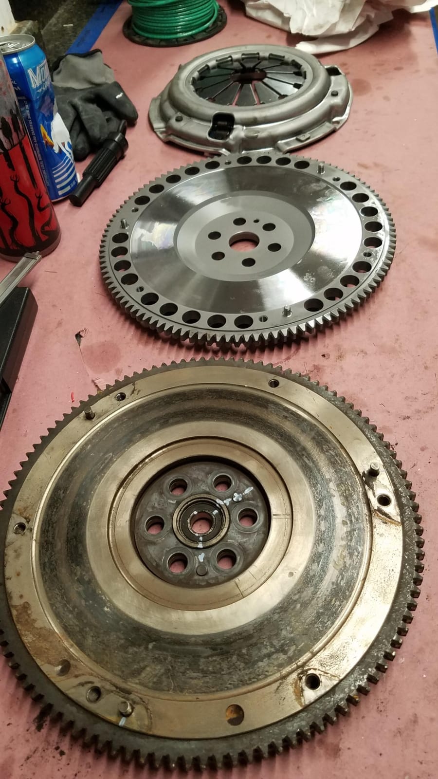 EFT Lightweight Chromoly Flywheel for Honda Civic D16 D16z6 D16y8 SOHC Engine - Enhanced Performance & Smooth Engagement - Precise Fitment - Durability & Reliability - 12 Month Warranty customer photo 2