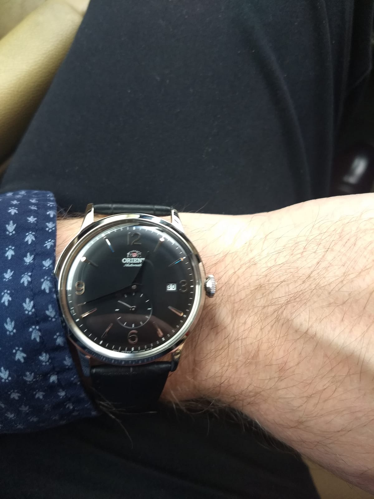 Orient Bambino Small Seconds | Automatic / Hand-Winding | 40.5 mm Case Diameter | Stainless Steel Case | Dress Watch | Domed Mineral Crystal customer photo 1