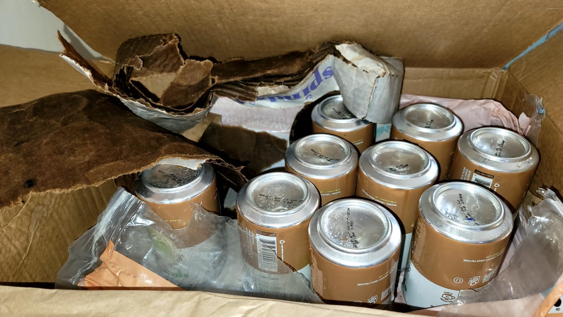 Spindrift Sparkling Water, Half Tea & Half Lemon Flavored, Made with Real Squeezed Fruit, 12 Fl Oz Cans, Pack of 24 (Only 5 Calories per Can) customer photo 1