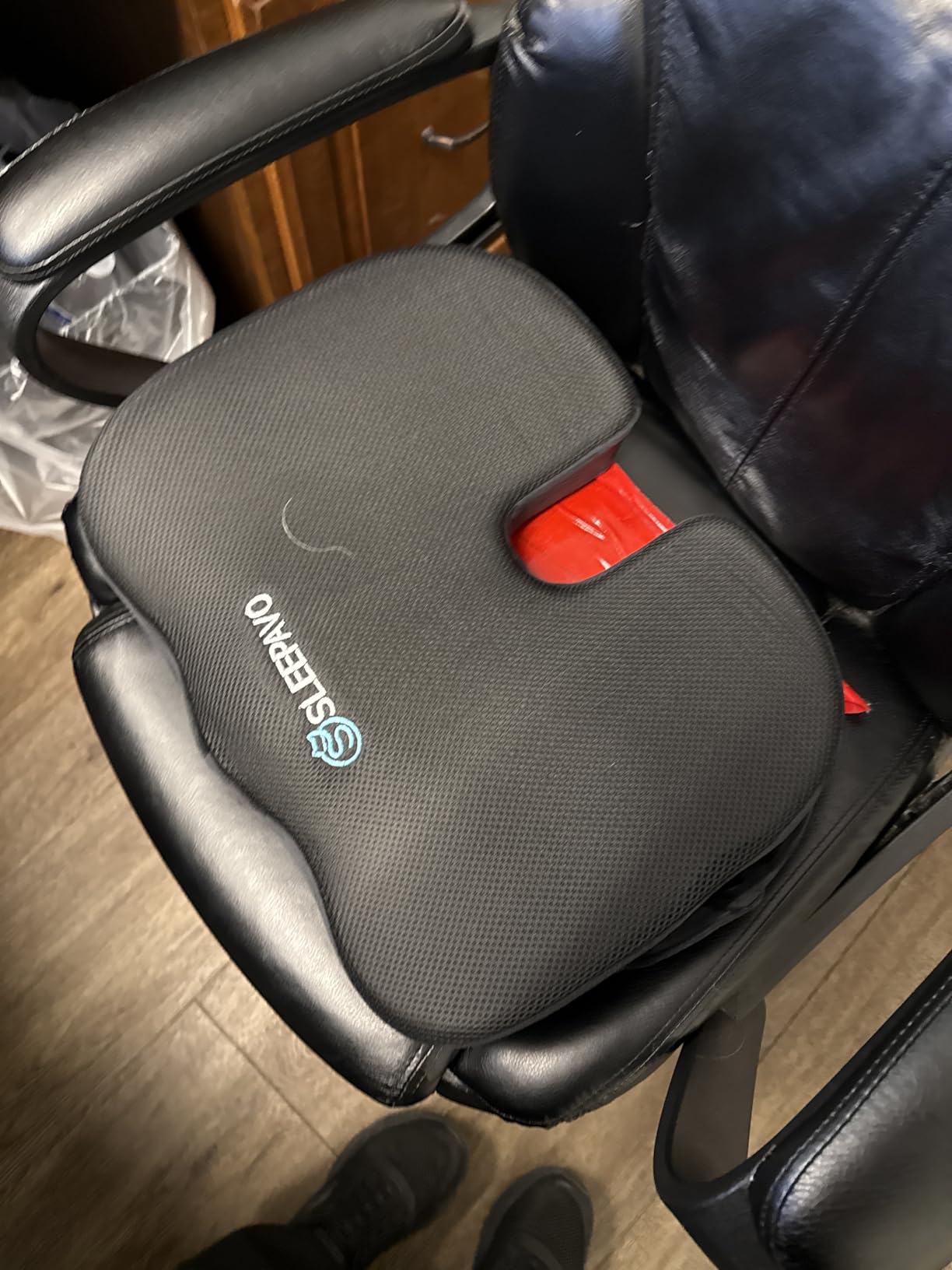 Sleepavo Office Chair Cushion - Seat Cushion for Tailbone Pain Relief - Butt Pillow for Coccyx, Sciatica, and Lower Back Pain customer photo 1