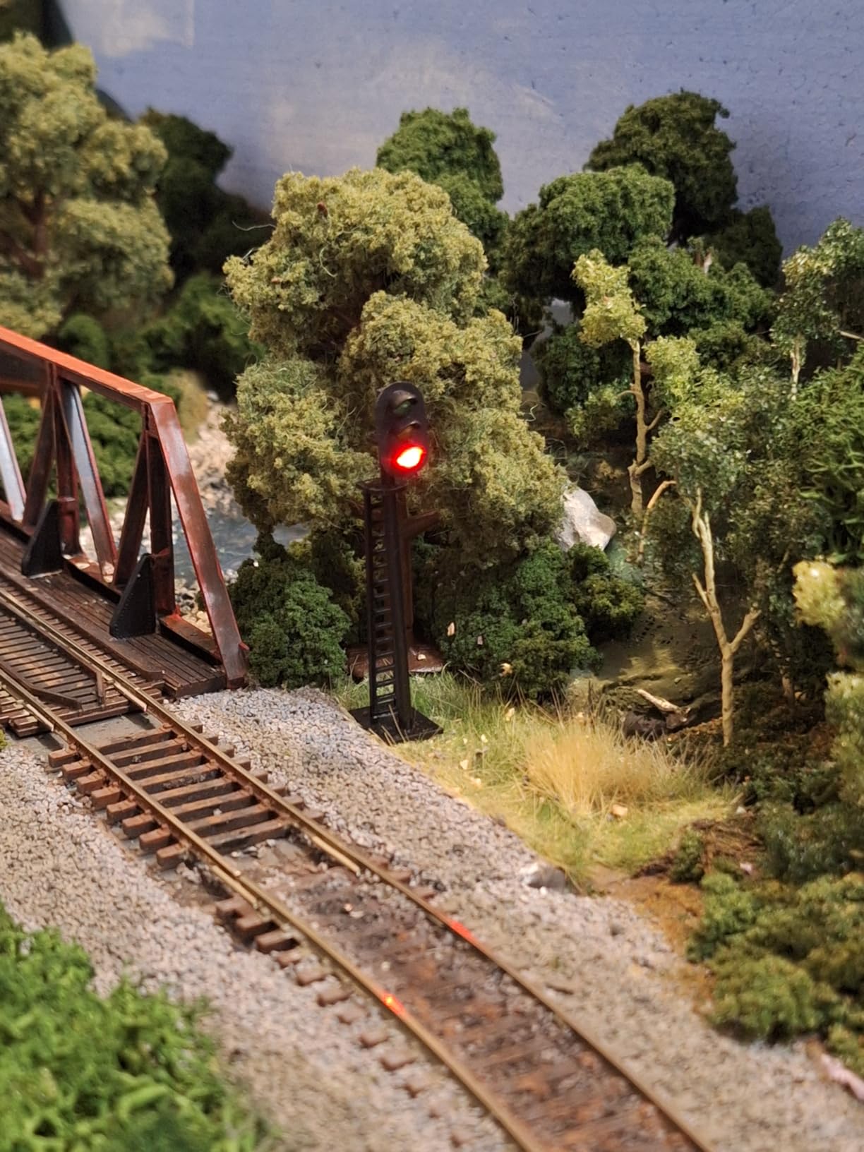 JTD04 5pcs Model Railway 3-Light Block Signals G/Y/R HO Scale 6.8cm 12V Led New customer photo 2