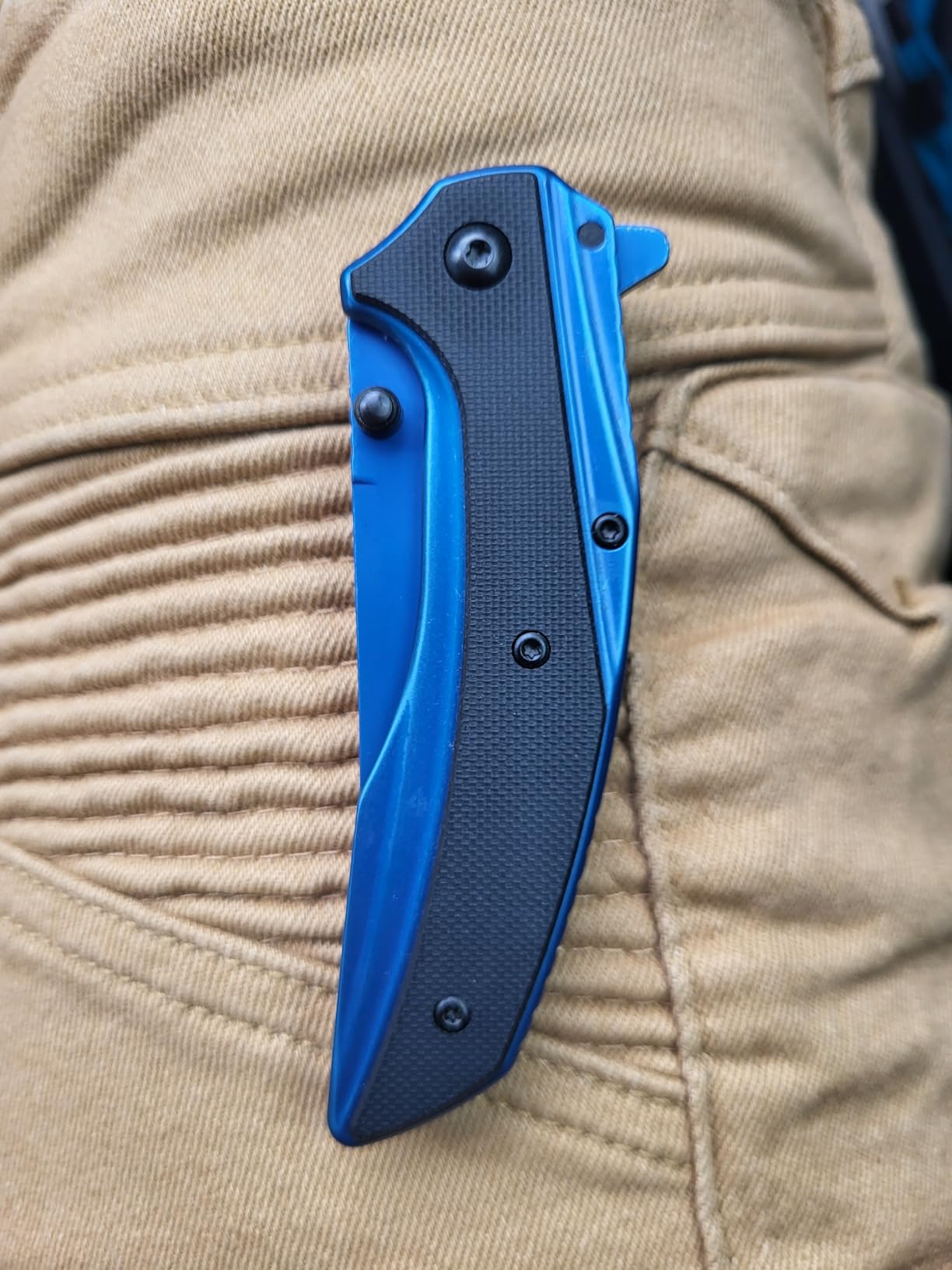 Kershaw Outright Folding Pocket Knife, 8Cr13MoV Stainless Steel Blade, Pocketclip customer photo 2