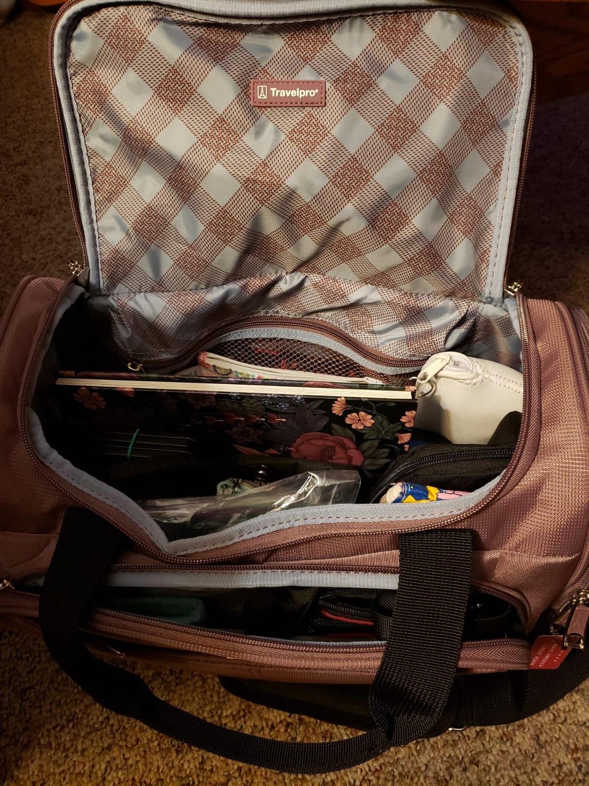 Travelpro Maxlite 5 Softside Lightweight Underseat Carry-On Travel Tote, Overnight Weekender Bag customer photo 1