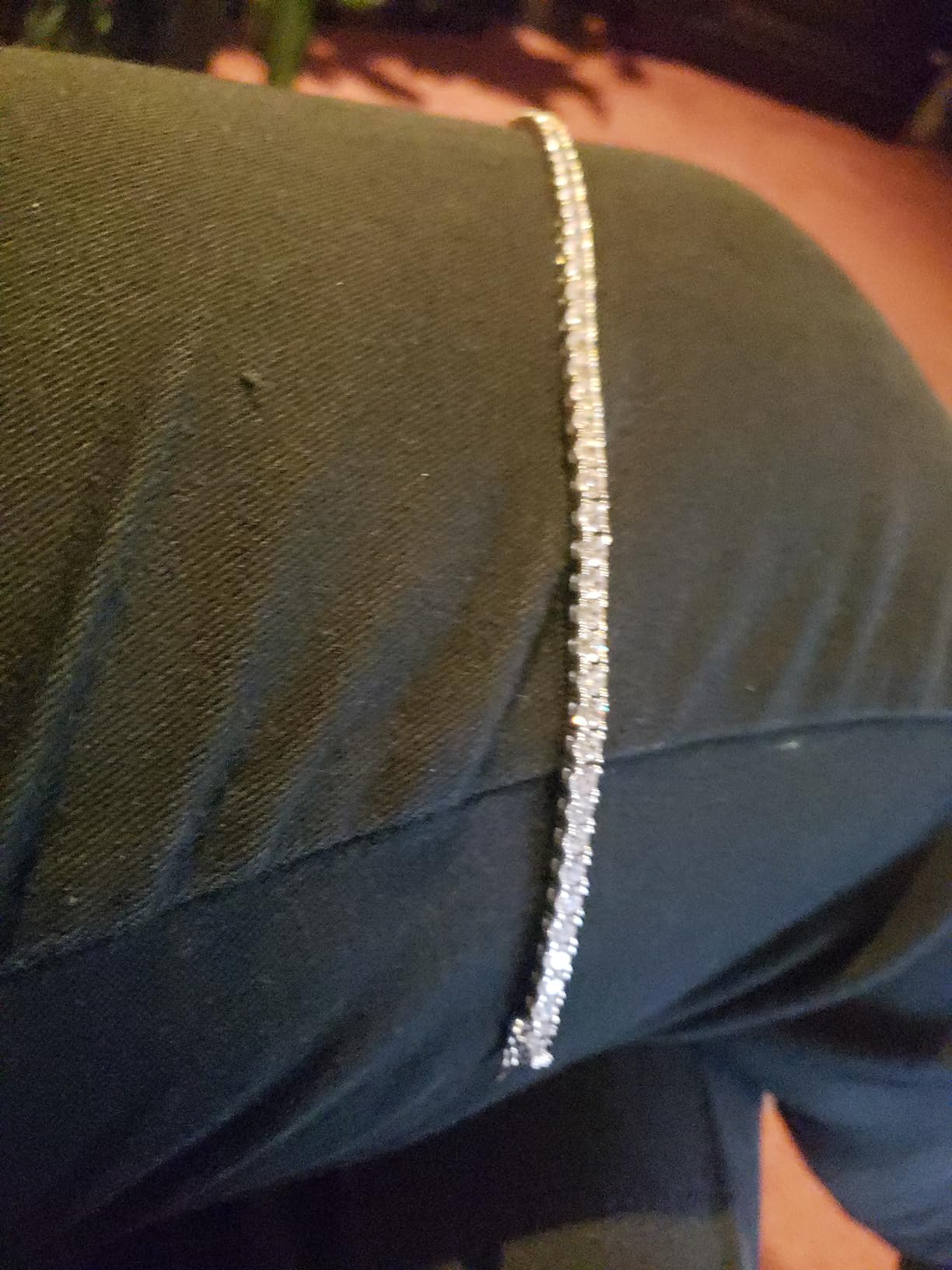10.00 ct. t.w. CZ Tennis Bracelet in Sterling Silver customer photo 1