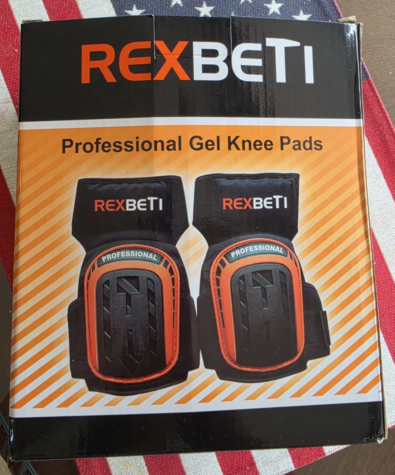 REXBETI Knee Pads for Men, Anti-slip Construction Gel Knee Pads for Work | Heavy Duty Cap, Comfort Thick Gel Foam Pad, Stay Put Strong Stretchable Straps, For Construction Gardening Flooring Cleaning customer photo 2