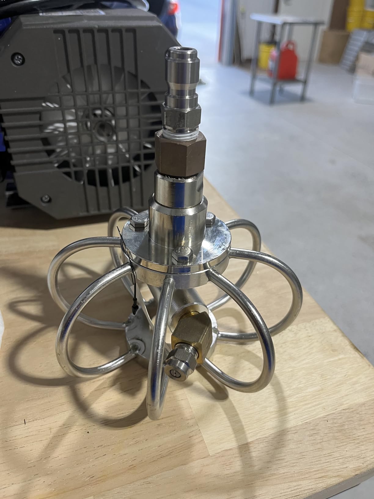 6 Inch Duct Pipe Vent Hood Cleaner Pressure Washer Attachment 3000 PSI 10.5 GPM 2.5 Orifice customer photo 1