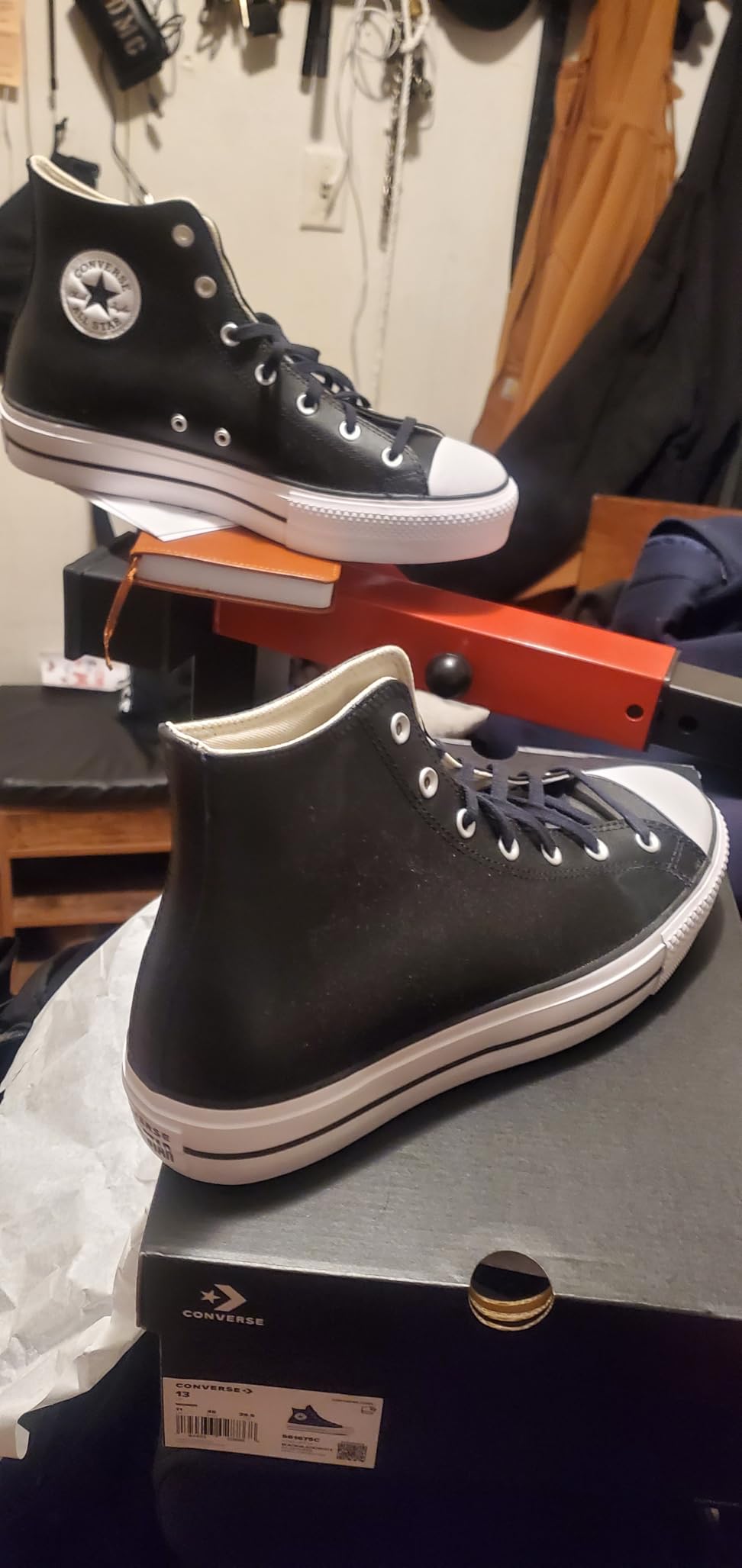 Converse Chuck Taylor All Star High-top Platform Leather Sneakers customer photo 2