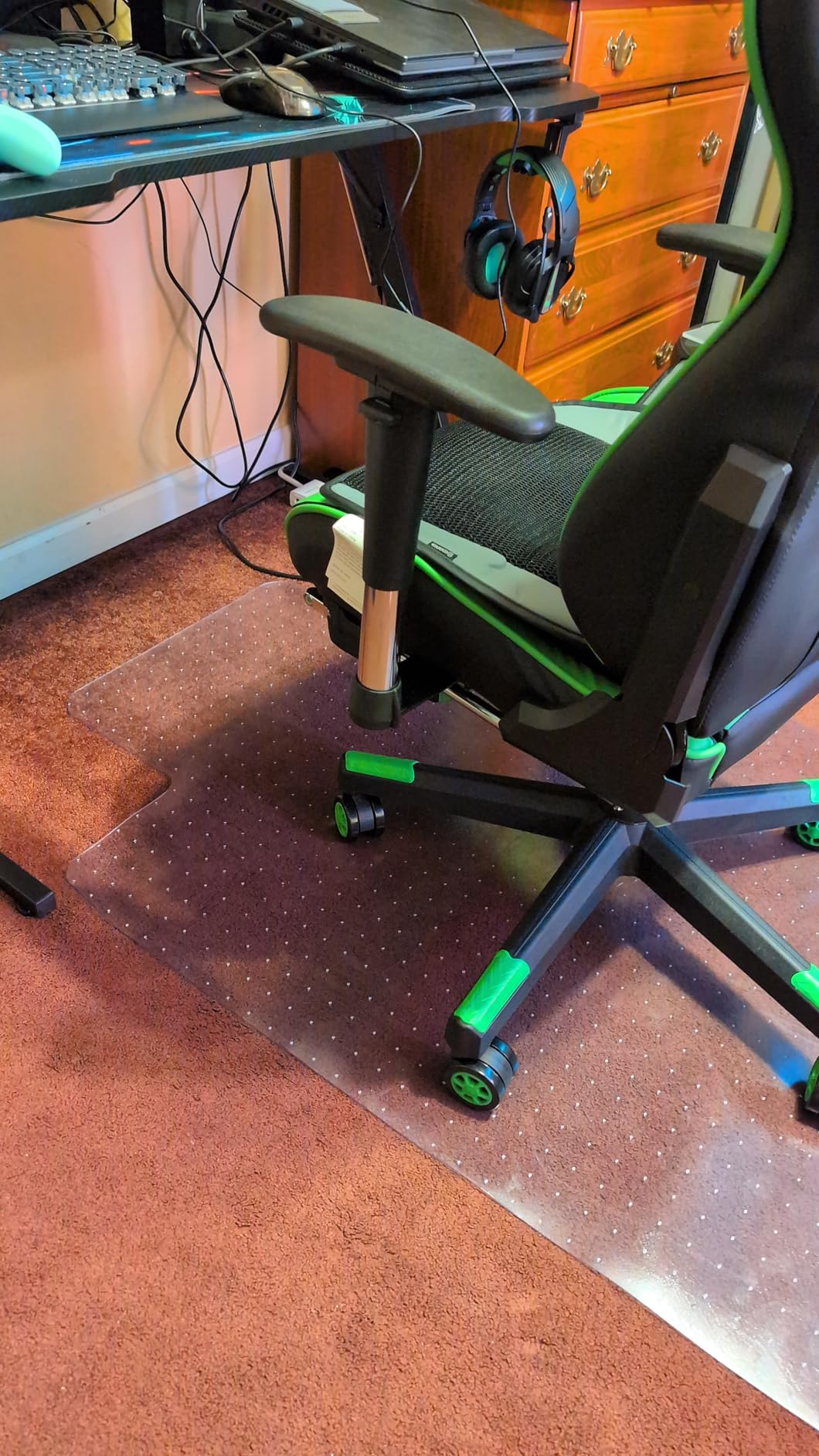 Dimex Office Chair Mat for Low Pile Carpet with Lip, 36