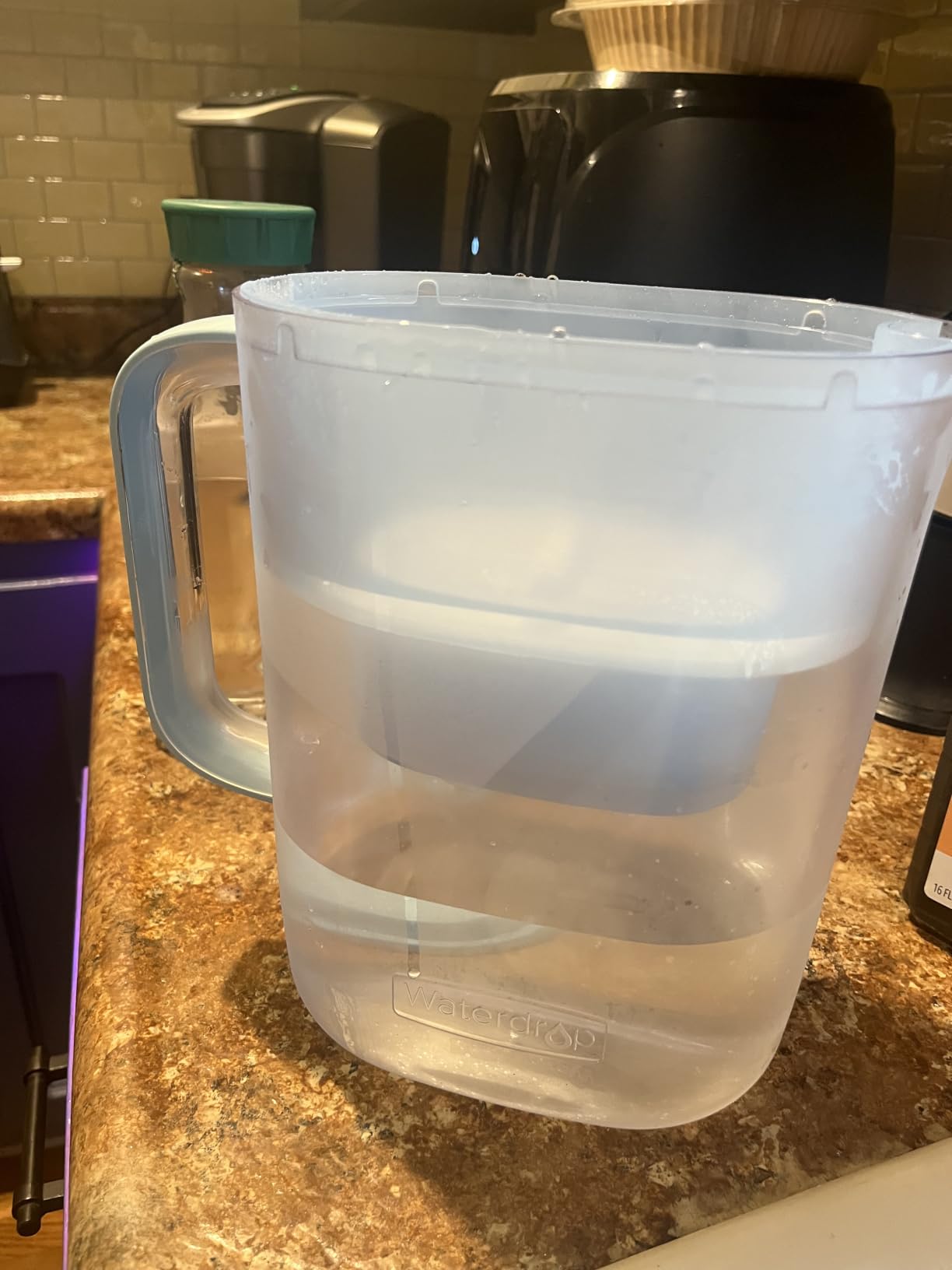 Waterdrop PT-07B Water Filter Pitcher, 10-Cup, NSF Certified, Blue customer photo 1