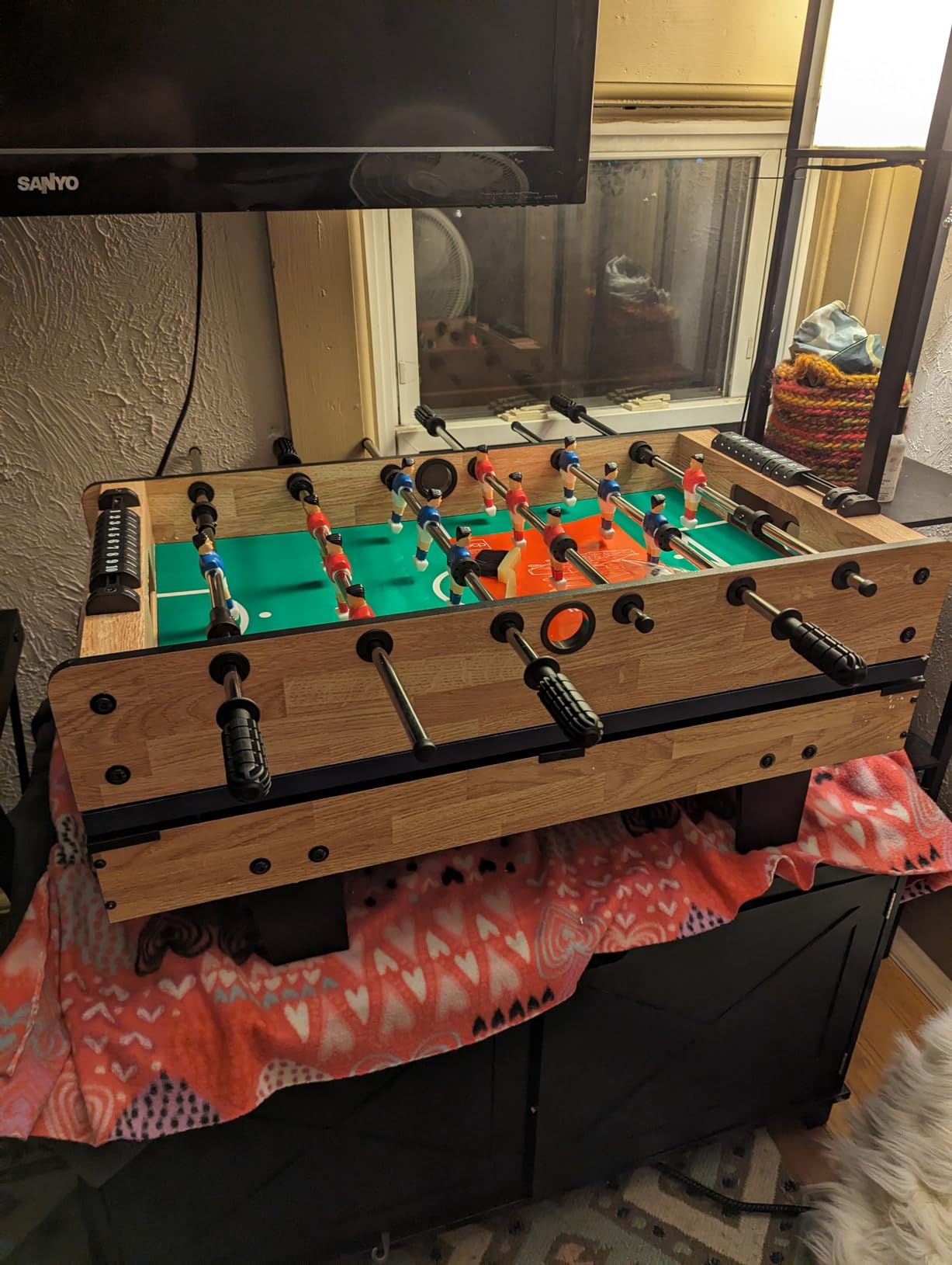 Best Choice Products 4-in-1 Multi Game Table, Childrens Combination Arcade Set w/Pool Billiards, Air Hockey, Foosball and Table Tennis customer photo 1