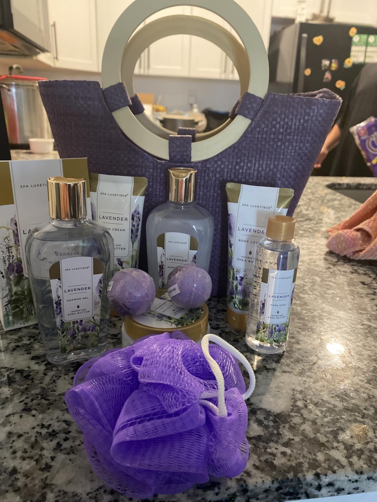Spa Luxetique Lavender 10pc Gift Baskets Birthday Gifts for Women customer photo 1