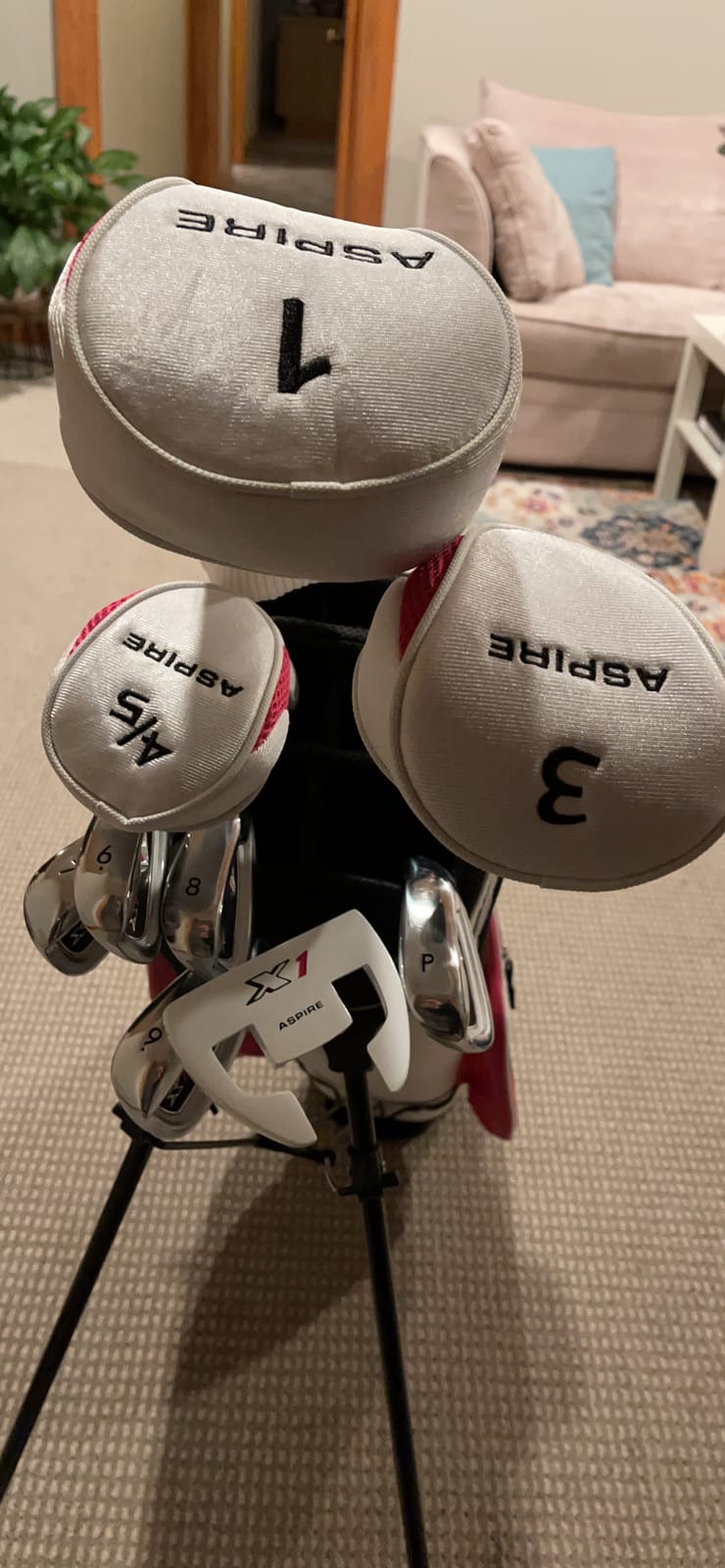 Aspire X1 Ladies Complete Right Handed Golf Club Set | Complete Regular & Petite Womens Golf Clubs Set | with 3 HC's, Lightweight Shafts & Spacious Stand Bag w/Storage Pockets & Dual Carrying Straps customer photo 2